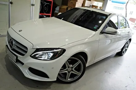 [벤츠 휠튜닝] 벤츠 C200 휠교체,C250 AMG 정품휠,중고휠 18인치휠 장착작업! 휠전문점 부천 티티모터스 / 인천 서구 석남동