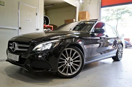 [벤츠 마차휠] 벤츠 W205 C200 휠튜닝. 벤츠 정품 중고 AMG 19인치휠 + 금호타이어 PS71 장착!! / 인천 서구 석남동