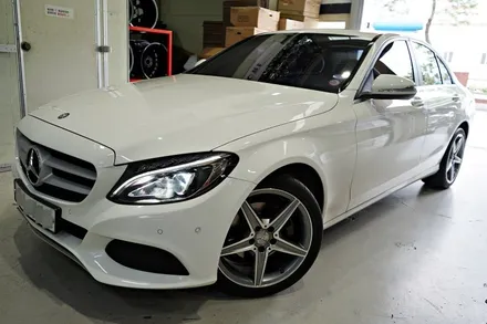 [벤츠 휠튜닝] 벤츠 C200 휠교체,C250 AMG 정품휠,중고휠 18인치휠 장착작업! 휠전문점 부천 티티모터스 / 인천 서구 석남동
