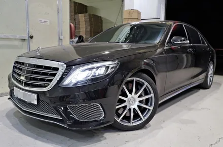 [벤츠 휠 튜닝] S 클래스 S63AMG 순정 20인치 휠 장착 작업!! 정품 중고 휠 전문점 / 인천 서구 석남동