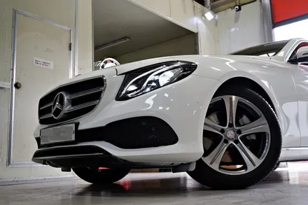 [벤츠 휠도장,다이아몬드커팅] 벤츠 W213 E200 18인치 휠튜닝 작업! 부천 휠전문점 티티모터스 / 인천 서구 석남동