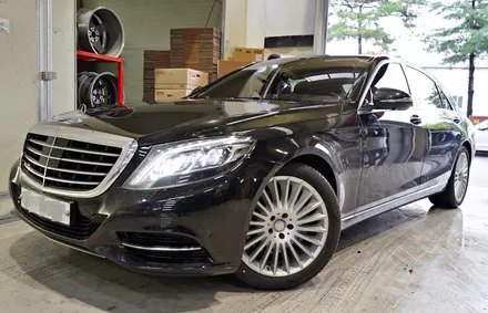 [벤츠 휠튜닝] 벤츠 W222 S클래스 S350 순정,중고 19인치휠 + 브리지스톤 타이어 장착작업!! 휠전문점 (주)티티모터스 / 인천 서구 석남동