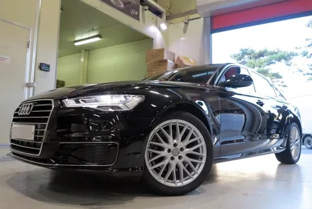 [아우디 A6] 아우디 A6 35TDI 휠 튜닝 작업!! 아우디 A6 40TDI 순정 19인치 휠 장착 + 금호 마제스티 타이어 장착!! 순정 휠 전문점 + 티티 모터스 + 아우디 / 인천 서구 석남동