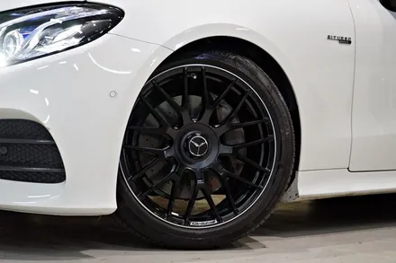 [ 벤츠 E클래스 휠튜닝 작업] 벤츠 E220D 쿠페차량에 벤츠 C63 AMG 정품,중고 19인치휠 장착작업!! 부천 휠전문점 티티모터스 / 인천 서구 석남동