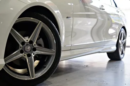 [벤츠 휠튜닝] 벤츠 C클래스 C200 휠교체. C250 AMG 정품,중고 18인치휠 장착! 휠전문점 부천 티티모터스 / 인천 서구 석남동