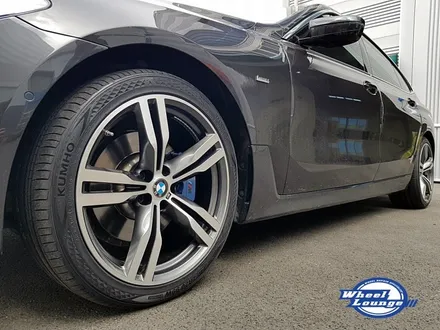 [ BMW 캘리퍼 도장] BMW 6GT 금호 마제스티 타이어교체. 캘리퍼 도색 작업. 휠 분체도장 전문점 휠라운지 / 인천 서구 석남동