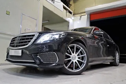 [벤츠 휠 튜닝] S 클래스 S63AMG 순정 20인치 휠 장착 작업!! 정품 중고 휠 전문점 / 인천 서구 석남동