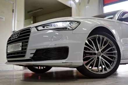 아우디 A6 35TDI 20인치 휠튜닝 장착작업! 아우디 A6 55TDI 정품,중고 20인치휠 + 한국타이어 장착!! / 인천 서구 석남동