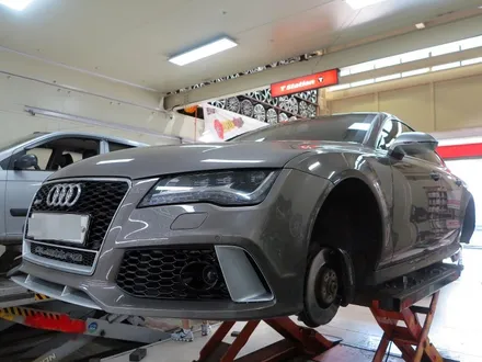 [ 아우디 A7 휠 튜닝 작업. 아우디 A7 40TFSI 정품 20인치 휠 장착 ] 미쉐린 PS4S 타이어 + 아우디 RS7 20인치 휠 + 휠 타이어 + 티티 모터스 / 인천 서구 석남동