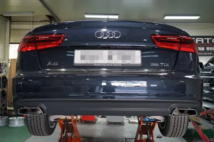 [아우디 휠 튜닝] 아우디 A6 35TDI 20인치 휠 타이어 장착 작업!! 아우디 순정 20인치 휠 + 요코하마 265 35 20타이어 + 정품 휠, 중고 휠 전문점 / 인천 서구 석남동