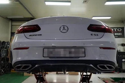 [벤츠 휠튜닝] 벤츠 E220 쿠페,C63 AMG 정품 중고 19인치휠 장착작업! / 인천 서구 석남동