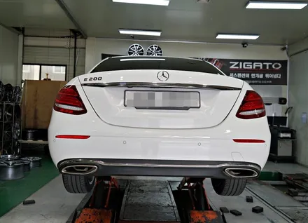 [벤츠 휠도장,다이아몬드커팅] 벤츠 W213 E200 18인치 휠튜닝 작업! 부천 휠전문점 티티모터스 / 인천 서구 석남동