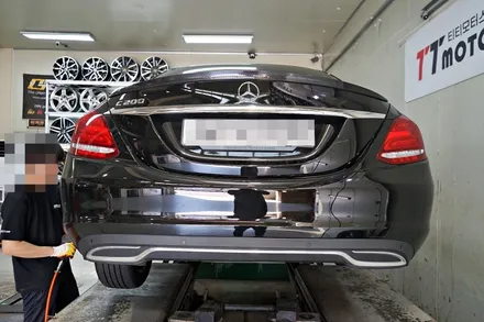 [벤츠 마차휠] 벤츠 W205 C200 휠튜닝. 벤츠 정품 중고 AMG 19인치휠 + 금호타이어 PS71 장착!! / 인천 서구 석남동