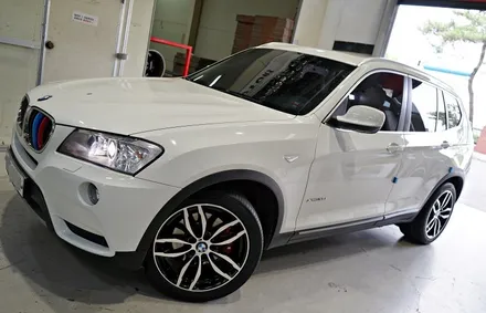 BMW X3 휠튜닝 작업. BMW X3,X4 M 순정 19인치휠 + 금호TA91 타이어 장착작업.부천 티티모터스 / 인천 서구 석남동