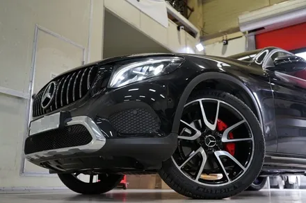 벤츠 GLC 300 휠교체. GLC 43 AMG 정품,중고 21인치휠 + 미쉐린 PS4 SUV 21인치 타이어 장착작업!! 부천 티티모터스 / 인천 서구 석남동