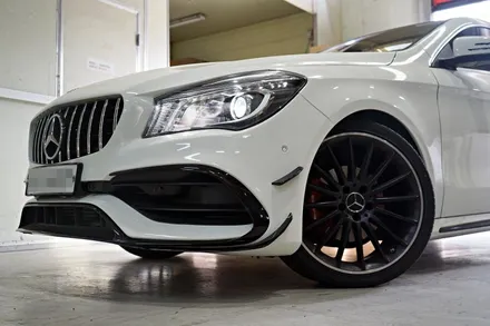 [벤츠 휠튜닝작업] 벤츠 CLA 45 AMG 순정,정품 19인치휠 +  금호 PS71 타이어 장착작업!! 티티모터스 / 인천 서구 석남동