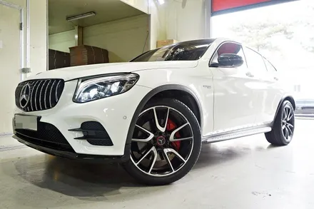 [벤츠 GLC 휠튜닝 작업] 벤츠 GLC 43 AMG 정품 21인치휠 + 피렐리 스콜피온 올시즌 21인치 타이어 장착작업!! / 인천 서구 석남동