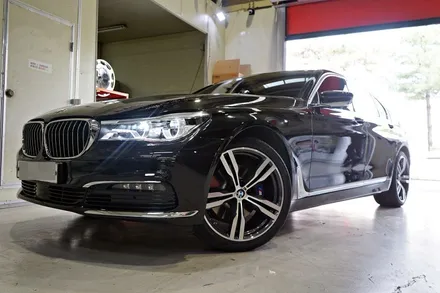 [BMW 휠튜닝 작업] BMW G11 730D 정품,중고 648M + 금호 TA91 마제스티 20인치 휠타이어 장착작업! / 인천 서구 석남동