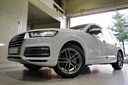 신형 아우디 Q7 45TFSI 20인치 휠타이어 장착작업!아우디 A7 정품,중고 20인치휠 + 한국타이어 275 45 20 장착!! / 인천 서구 석남동