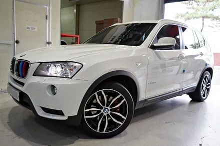 BMW X3 휠튜닝 작업. BMW X3,X4 M 순정 19인치휠 + 금호TA91 타이어 장착작업.부천 티티모터스 / 인천 서구 석남동