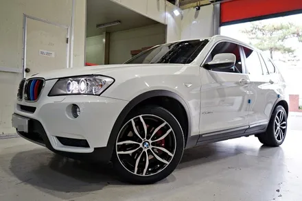 BMW X3 휠튜닝 작업. BMW X3,X4 M 순정 19인치휠 + 금호TA91 타이어 장착작업.부천 티티모터스 / 인천 서구 석남동