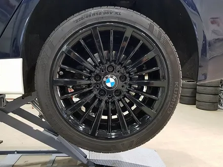 BMW 4시리즈 18인치휠 블랙유광 휠 분체도장. 인천 휠라운지 / 인천 서구 석남동