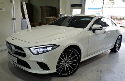 [벤츠 휠튜닝] 벤츠 CLS 400D 마차휠 20인치휠 장착!! 벤츠 GLC 순정 20인치휠 + 한국타이어 장착!! / 인천 서구 석남동