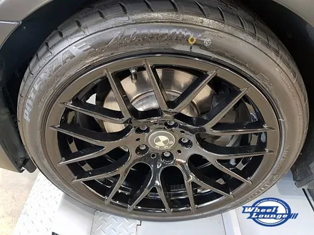 BMW 5시리즈 19인치 휠 도색, 휠 분체도장 작업!! 브리지스톤 rs004 타이어 교체. 인천 청라, 송도 휠 수리 전문점 휠라운지 / 인천 서구 석남동