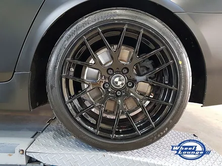 BMW 5시리즈 19인치 휠 도색, 휠 분체도장 작업!! 브리지스톤 rs004 타이어 교체. 인천 청라, 송도 휠 수리 전문점 휠라운지 / 인천 서구 석남동