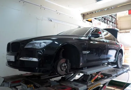 [BMW 7시리즈] BMW F01 740LI 휠 튜닝 작업. BMW 303M 순정 20인치 휠 + 던롭 스포츠 맥스 타이어 장착!! 휠 전문점 (주)티티 모터스 / 인천 서구 석남동