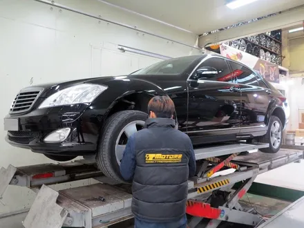 [벤츠 휠 튜닝] 벤츠 W221 S350 순정 AMG 스타이일링6 19인치 휠 + 금호 타이어 장착 작업!! 휠 전문점 (주)티티 모터스 + 정품 중고 휠 전문점 / 인천 서구 석남동