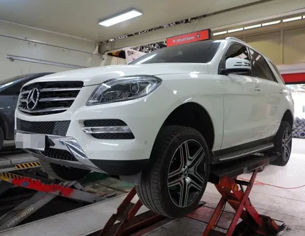 [벤츠 휠 튜닝] 벤츠 ML 350 20인치 휠 장착 작업!! 벤츠 GLE 350 AMG 순정 20인치 휠 + 벤츠 정품 중고 휠 전문점 (주)티티 모터스 / 인천 서구 석남동