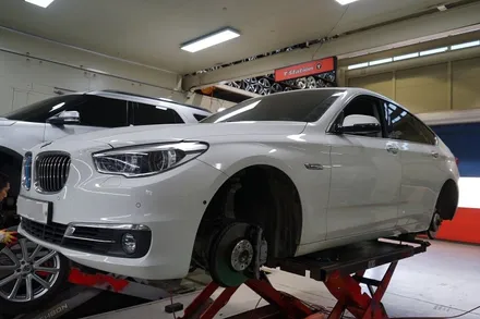 [BMW 타이어교체] BMW 5GT 금호 4X 19인치 타이어 교체작업! / 인천 서구 석남동