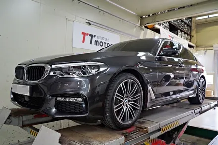 [BMW 휠튜닝] BMW G30 530I 휠교체 648M 정품 20인치휠 + 콘티넨탈 DWS 타이어 장착. / 인천 서구 석남동