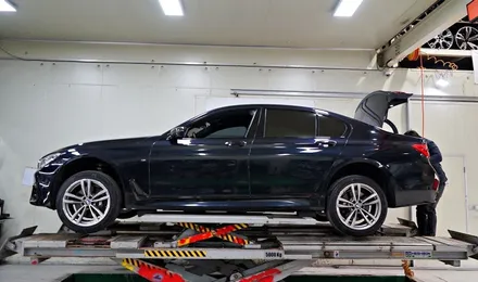 [BMW 휠튜닝] BMW G11 740D 647M 19인치휠 블랙커팅 버전 장착! BMW 정품 중고휠 전문점 / 인천 서구 석남동