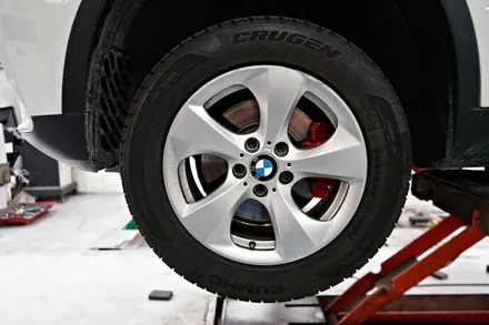 BMW X3 휠튜닝 작업. BMW X3,X4 M 순정 19인치휠 + 금호TA91 타이어 장착작업.부천 티티모터스 / 인천 서구 석남동
