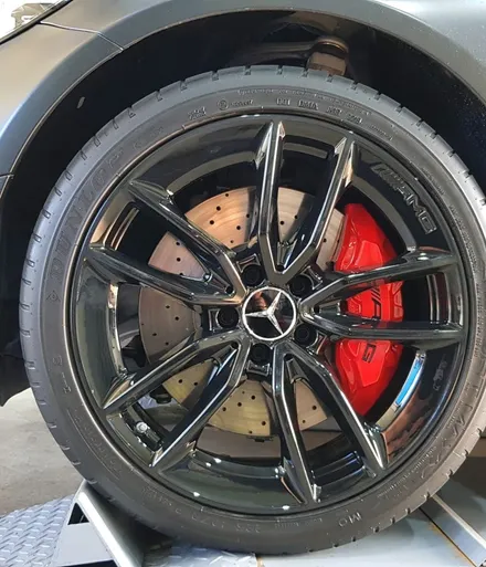 인천휠도색 깔끔한 퀄리티 찾아 방문해주신 C43 AMG 고객님! / 인천 서구 석남동