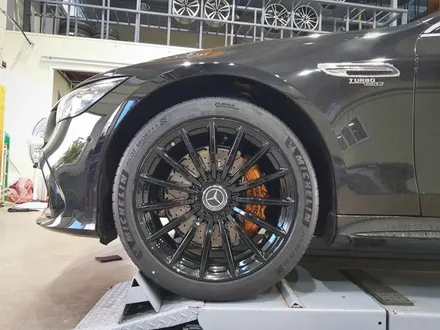벤츠 휠 도색 임판 달고 방문해주신 GT 43 AMG 고객님! / 인천 서구 석남동