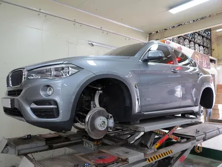 [ BMW X6 30D 20인치 휠 타이어 장착 작업]  BMW X6 40D 휠 + BMW 순정 휠 + 금호타이어 + 휠 전문점 + 티티 모터스 / 인천 서구 석남동
