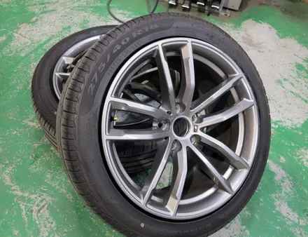 [bmw 휠 튜닝] bmw g30 5시리즈 530i 휠교체작업. bmw 647m 19인치 휠 + 금호 마제스티 솔루스 타이어 장착!! 순정 휠 전문점 (주)티티 모터스 / 인천 서구 석남동