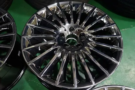 [벤츠 휠튜닝] 벤츠 S클래스 S350D 스퍼터링 크롬 19인치휠 + 미쉐린 프라이머쉬 2 ZP 타이어 장착작업!! 부천 순정휠,정품휠 전문점 (주)티티모터스 / 인천 서구 석남동