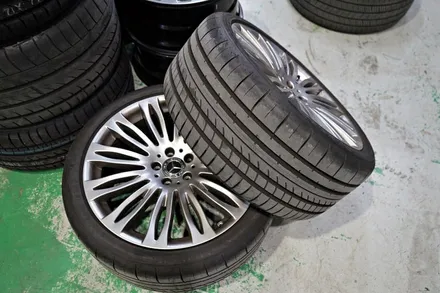 [ 벤츠 S560 휠튜닝 작업 ] 벤츠 W222 S63 AMG 정품,중고 20인치휠 장착작업. 부천 휠전문점 (주)티티모터스 / 인천 서구 석남동