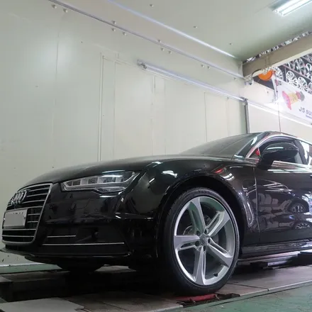 ☆티티 모터스☆ 아우디 A7 50TDI 휠 튜닝 S7 순정 20인치 휠 장착 작업!! 아우디 휠 + 휠 타이어 + 휠 전문점 + 정품 휠 / 인천 서구 석남동
