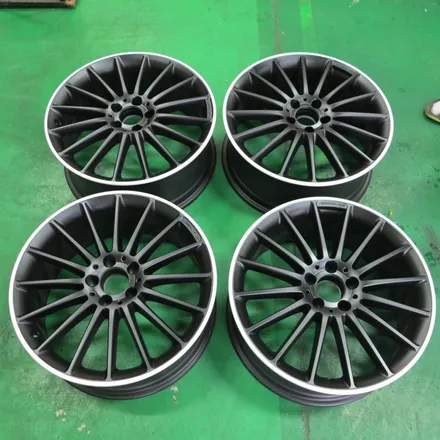 [벤츠 휠 튜닝] 벤츠 A45 AMG 정품 휠 19인치 휠 타이어 장착 작업!! AMG 휠 + 휠 전문점 + 금호 PS91 타이어 + (주)티티 모터스 / 인천 서구 석남동