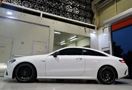 [ 벤츠 E클래스 휠튜닝 작업] 벤츠 E220D 쿠페차량에 벤츠 C63 AMG 정품,중고 19인치휠 장착작업!! 부천 휠전문점 티티모터스 / 인천 서구 석남동