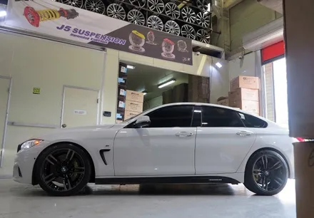 [ BMW F36 4시리즈 435D 휠 튜닝 작업기] BMW M3, M4 순정 19인치 휠 장착. 휠 전문점 + 티티 모터스 / 인천 서구 석남동