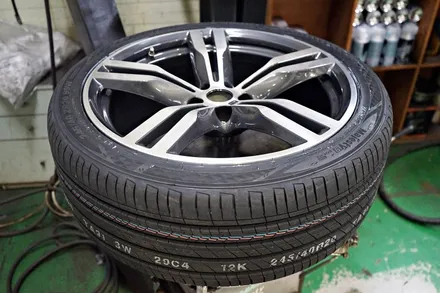 [BMW 휠튜닝 작업] BMW G11 730D 정품,중고 648M + 금호 TA91 마제스티 20인치 휠타이어 장착작업! / 인천 서구 석남동