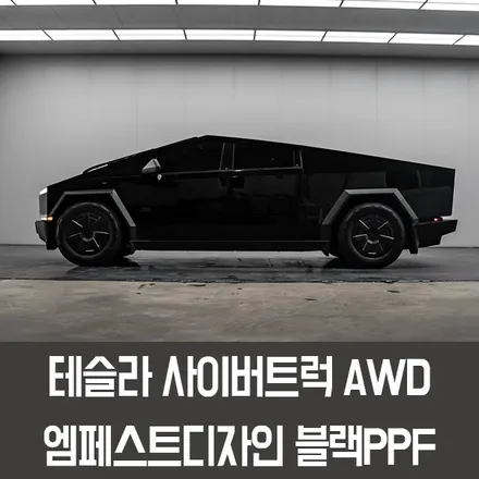 분당PPF 테슬라 사이버트럭PPF 엠페스트디자인 블랙PPF 전체시공 / 용인시 처인구 포곡읍