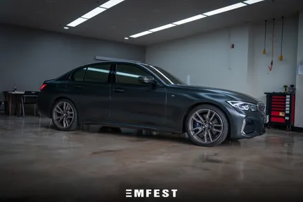 [엠페스트] 인천랩핑 엠페스트스튜디오! BMW G20 M340i전체랩핑 에이버리 사틴블랙락그레이메탈릭 추천 / 용인시 처인구 포곡읍
