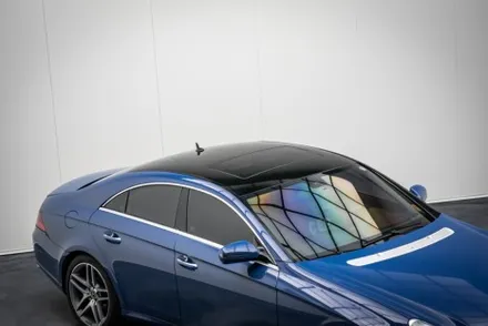 판교랩핑 벤츠 W219 CLS350전체랩핑 포르쉐 넵튠블루로 더욱 클래식하게 연출하기 / 용인시 처인구 포곡읍